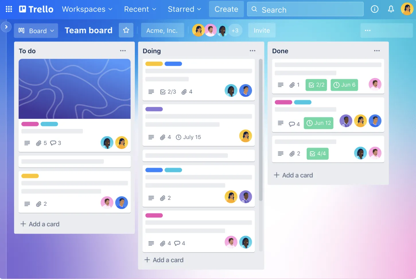 Trello: herramientas de gestión de productos