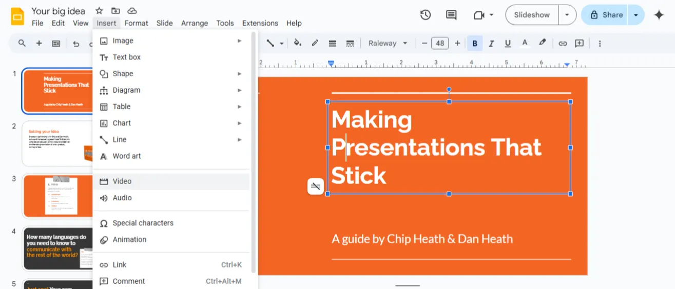 Klicka på Video: Hur man lägger till ljud i Google Slides