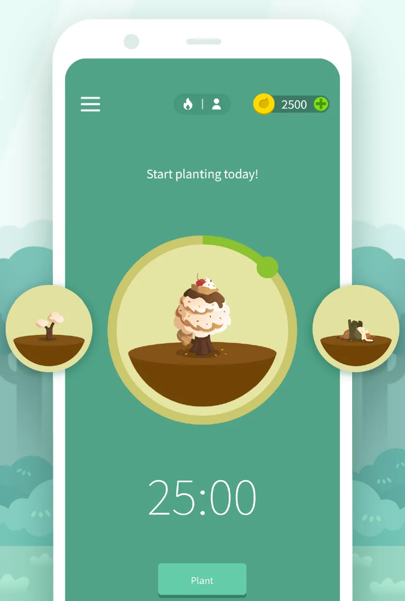 Application Forest pour étudier sans distraction