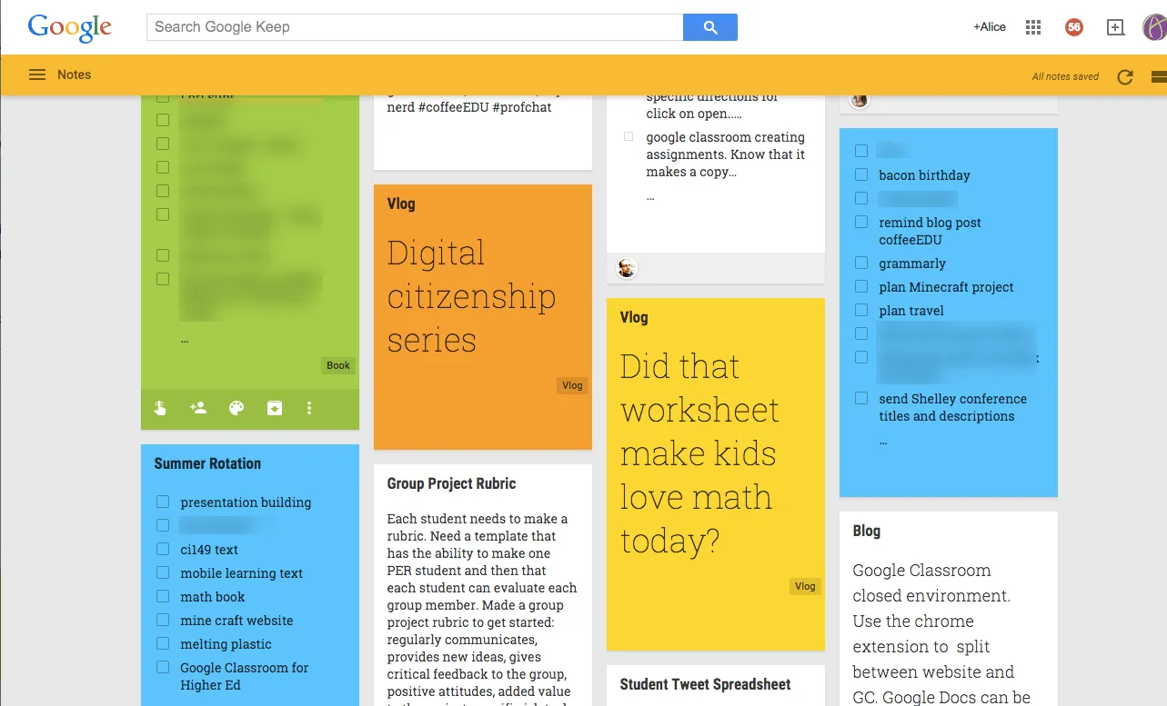Google Keep Notiz-App
