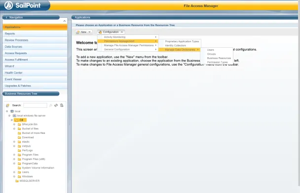 Exemple de plateforme SailPoint