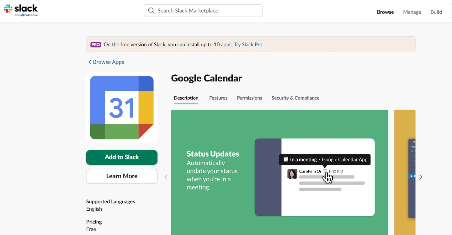 Direktori Aplikasi Slack