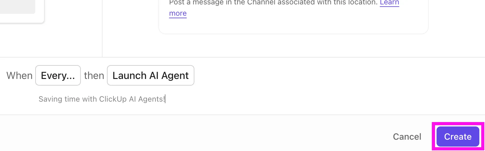 ClickUp AI Agents: crea app di IA conversazionale senza bisogno di registrare server MCP.