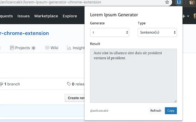 Crea textos predeterminados para páginas web con la extensión Lorem Ipsum Generator para Chrome.