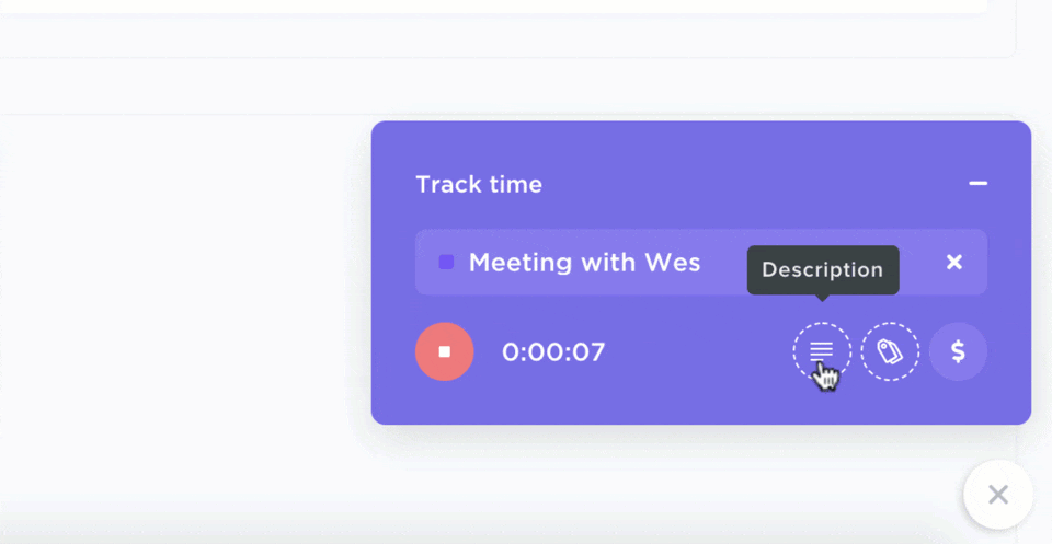 Controle de tempo no ClickUp