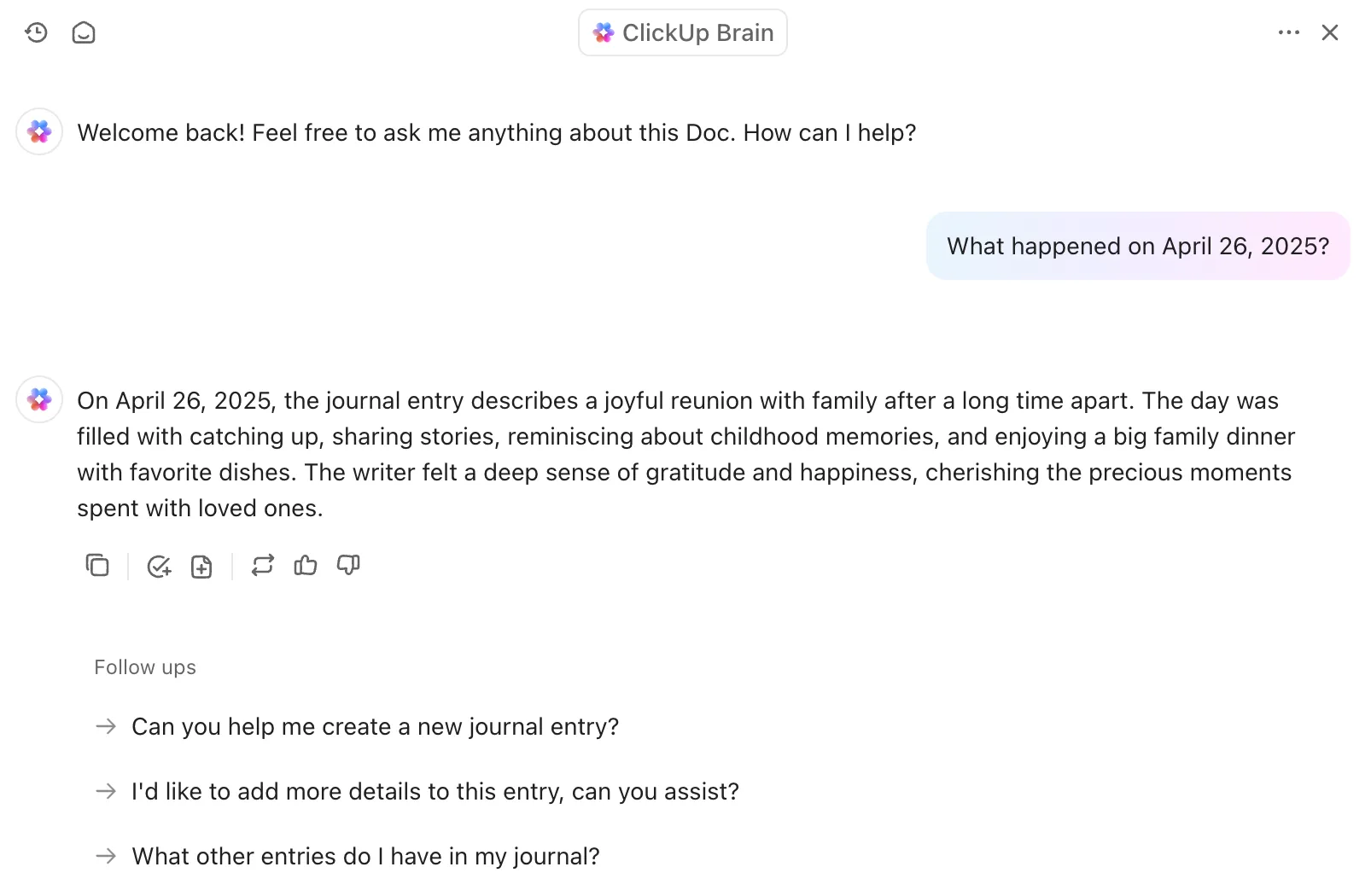 ClickUp Brain