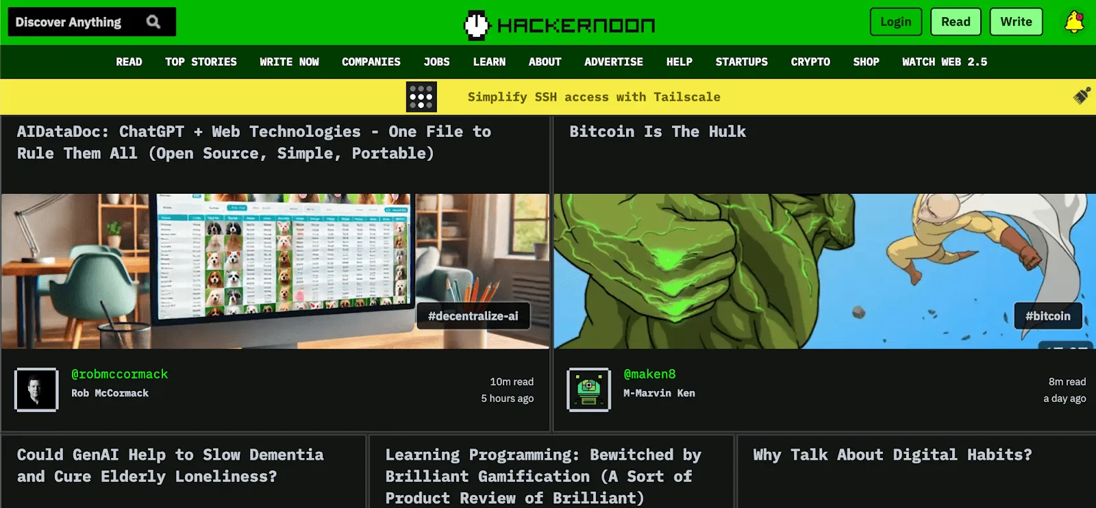 Communauté de développeurs HackerNoon