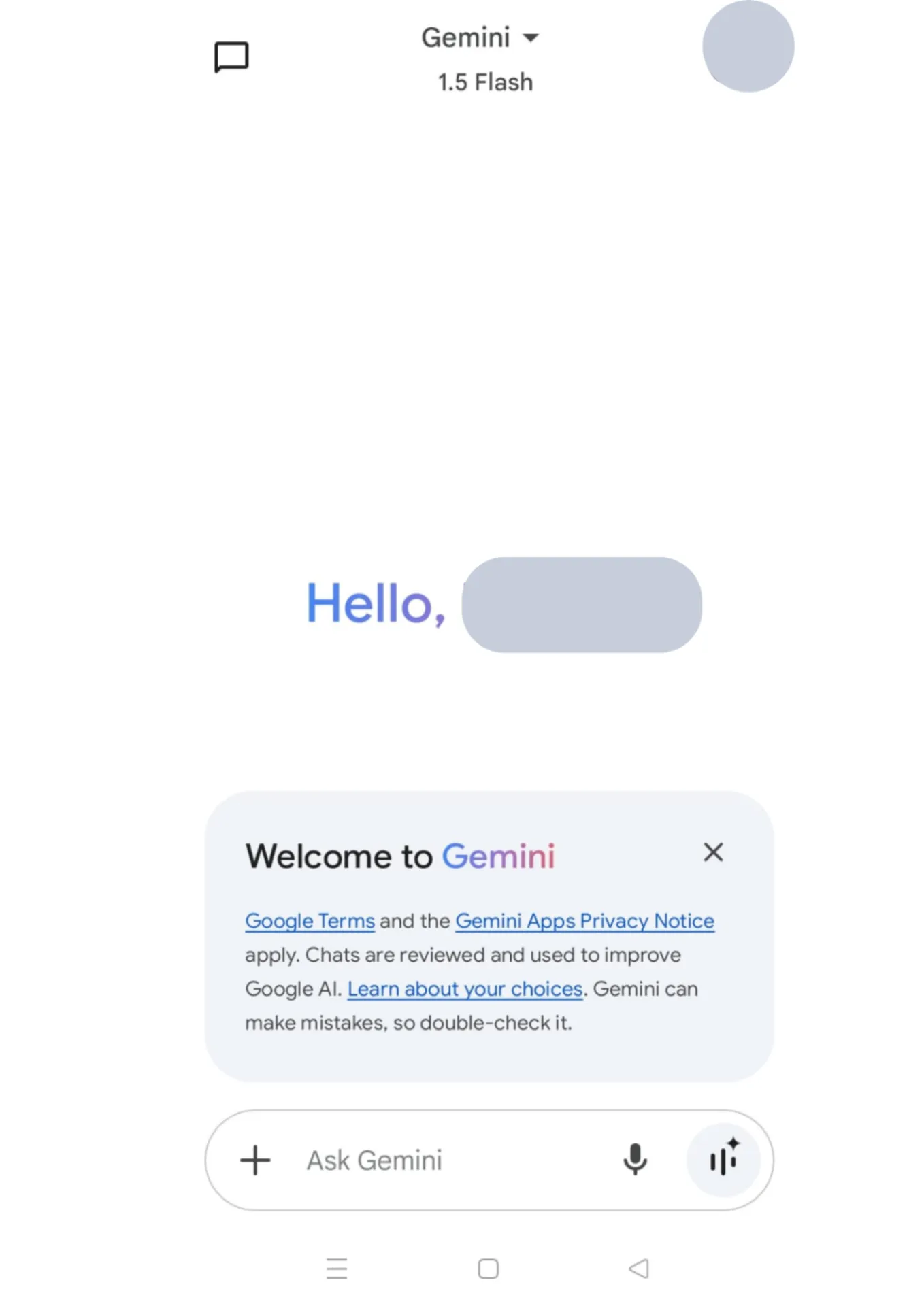 Abre Google IA (aplicación de asistente digital).