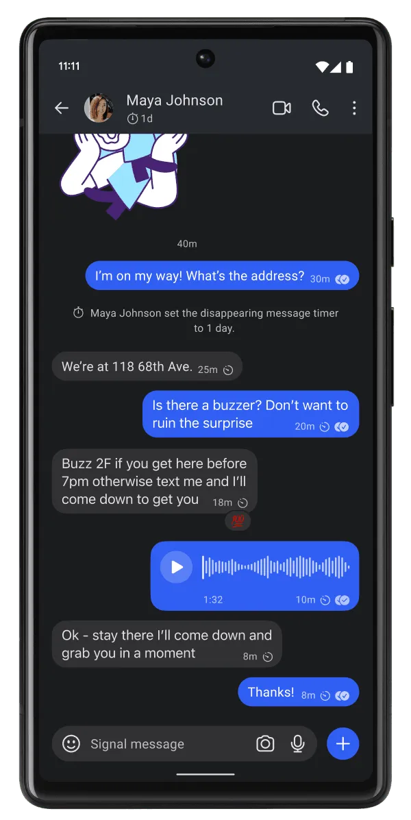Signal chat, une alternative à WhatsApp