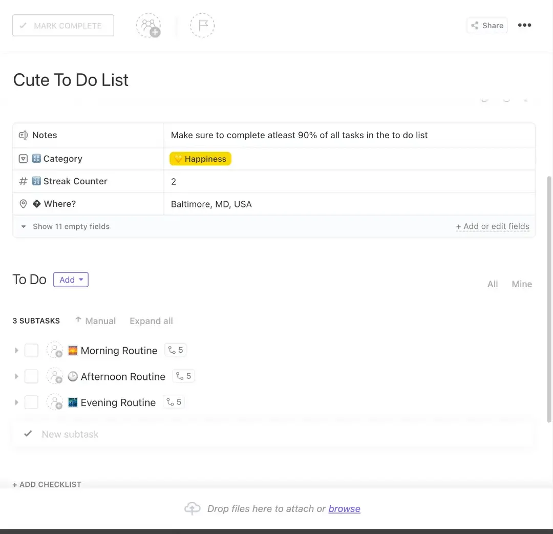 Restez organisé et productif dans votre parcours de gestion de produits grâce au modèle de liste de tâches ClickUp.