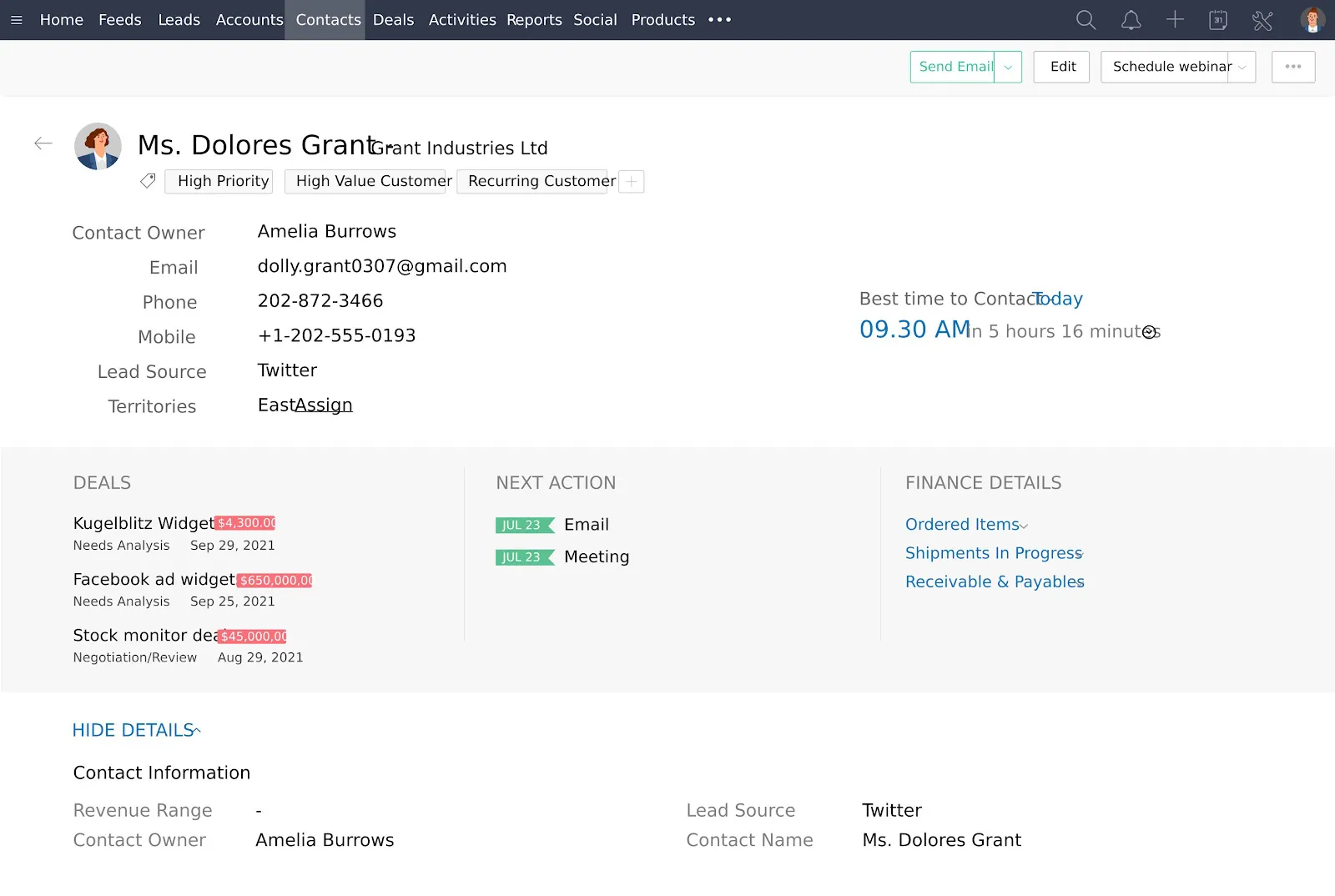 All-in-One-CRM: Zoho CRM