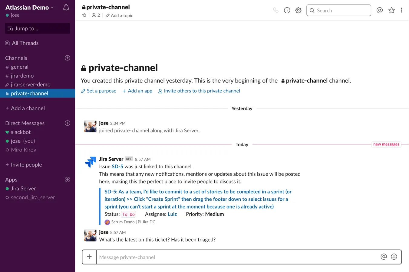Jira Slack Integration