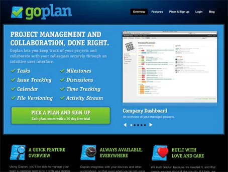 Dashboard GoPlan