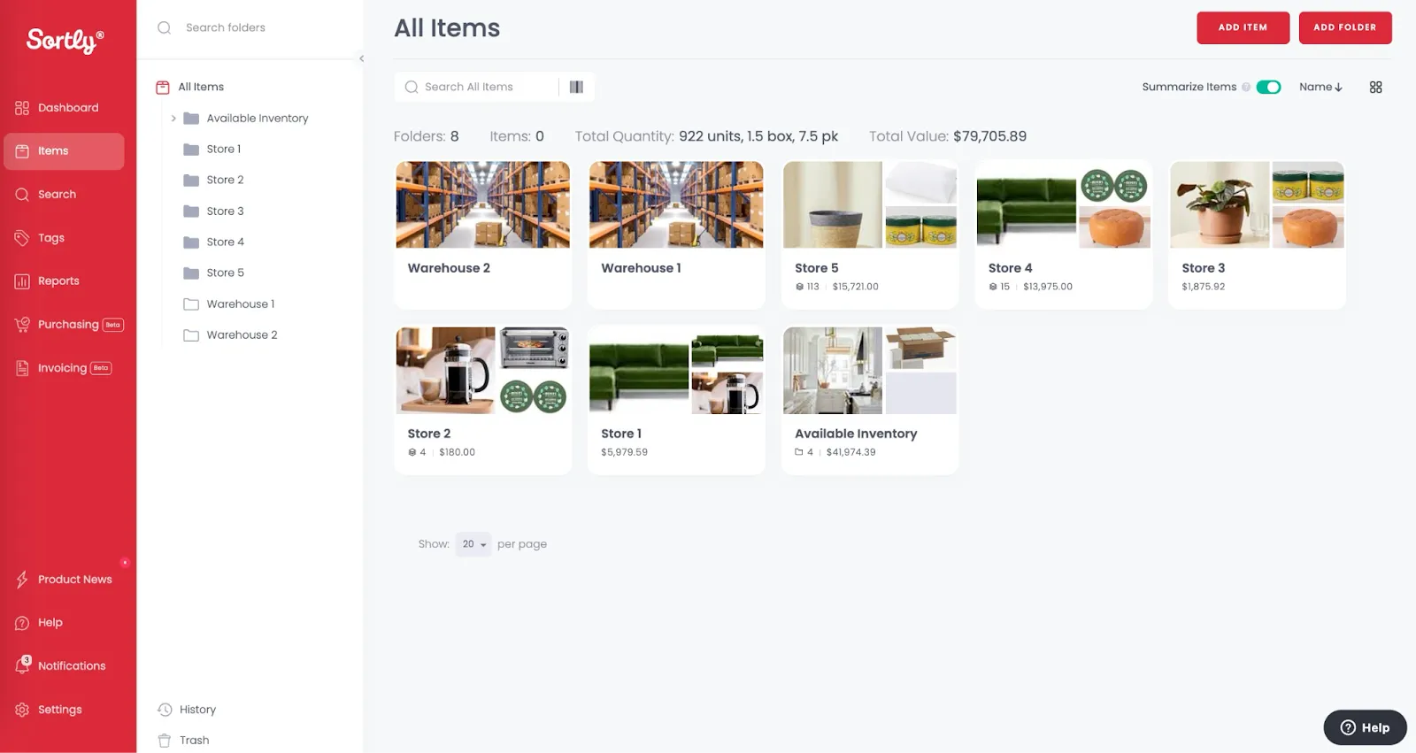 Sortly: software organizzativo per la gestione dell'inventario