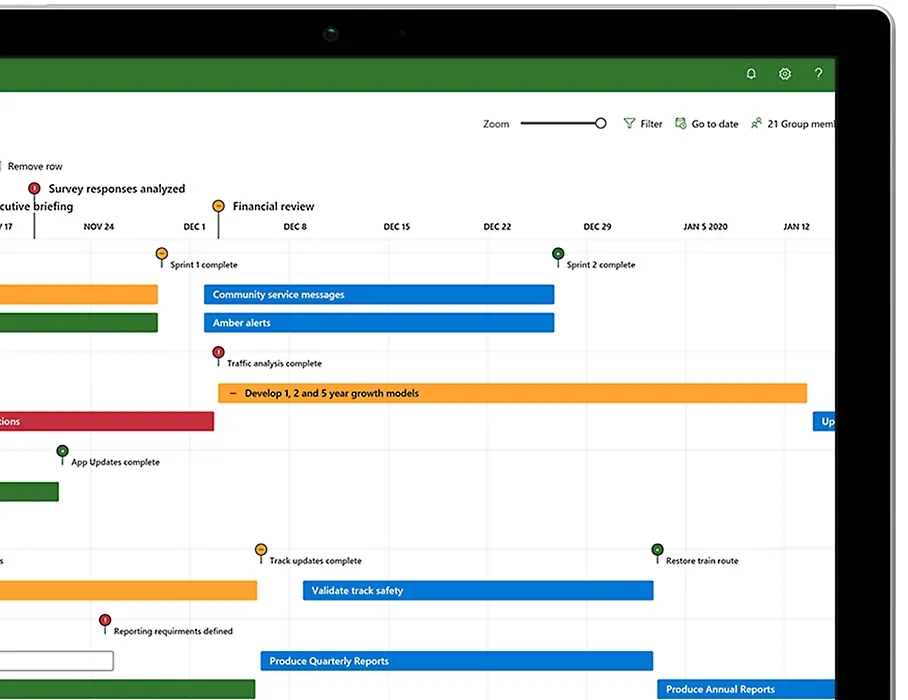 Samarbete i realtid i Microsoft Project