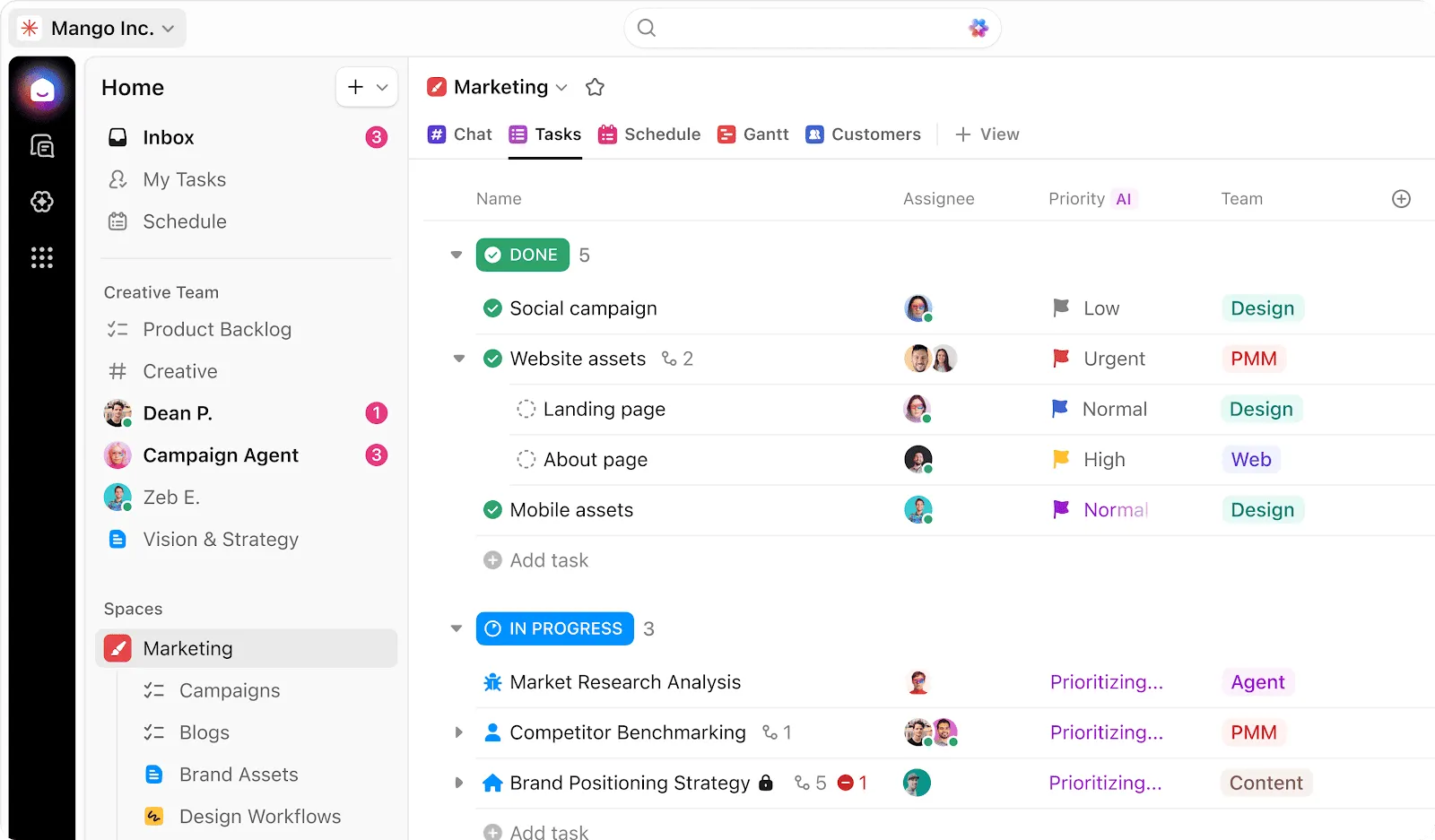 A ClickUp a legjobb megoldás az AI, a munkafolyamat-automatizálás és a projektmenedzsment integrálásához: AI munkafolyamat-automatizálás