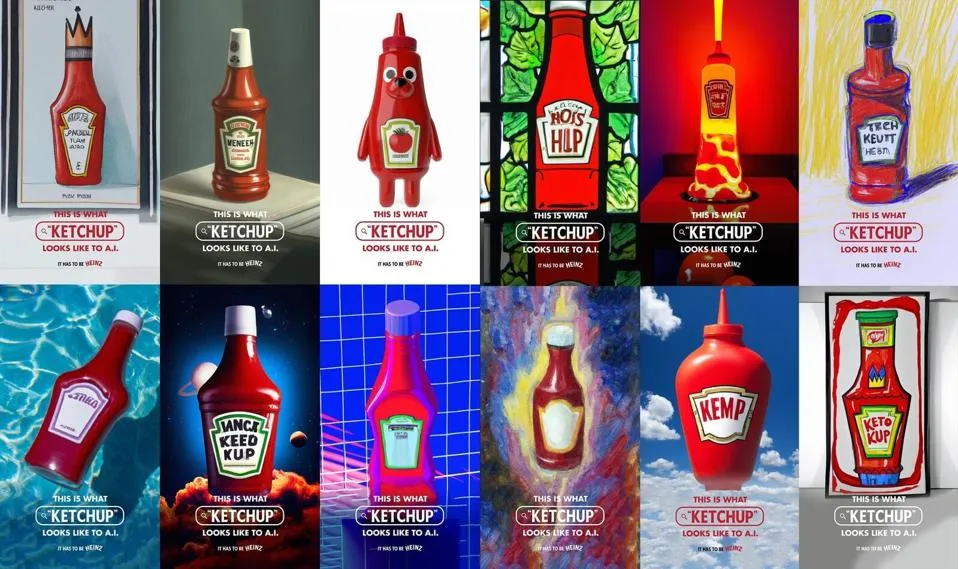 تقنية الذكاء الاصطناعي التوليدي من Heinz للإعلان