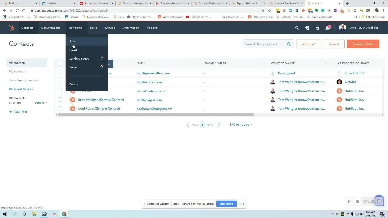 HubSpot-Dashboard