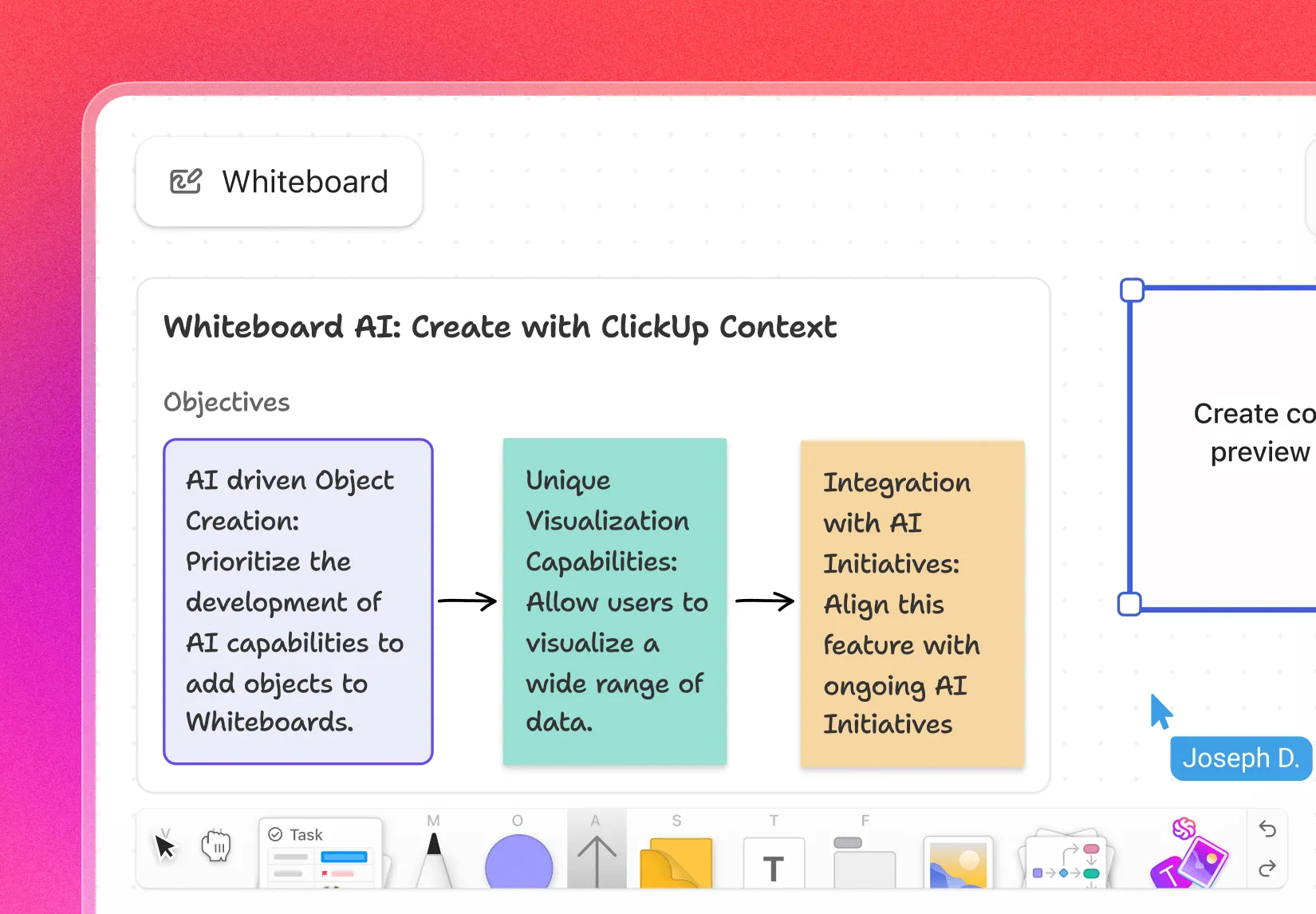 ClickUp Whiteboards 3.0