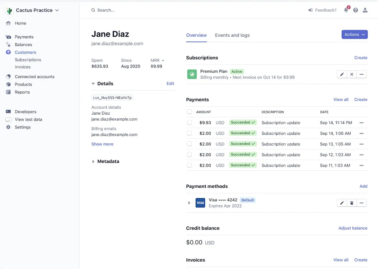 Stripe Slack-integratie