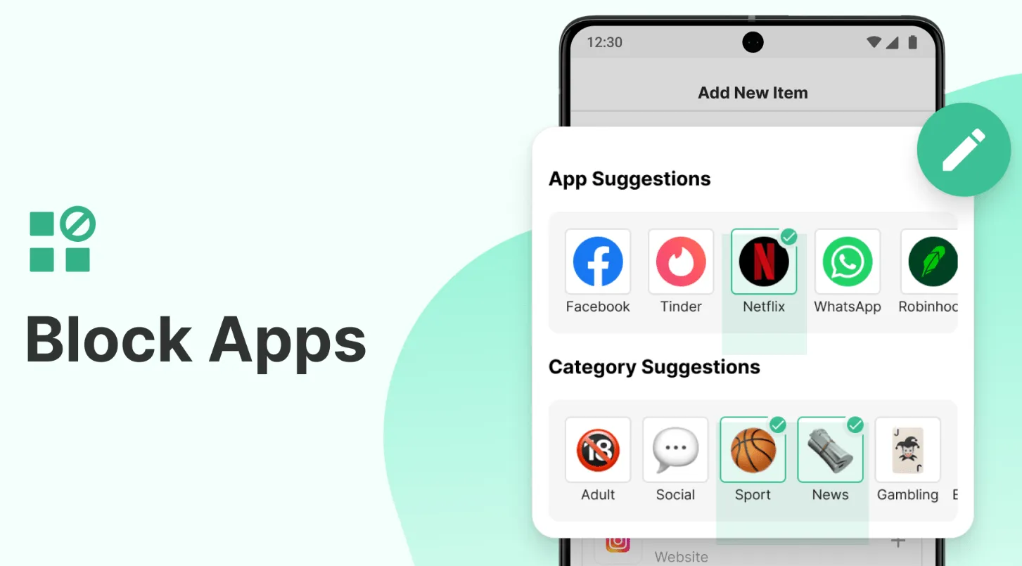 Blocksite pour bloquer les applications qui vous distraient