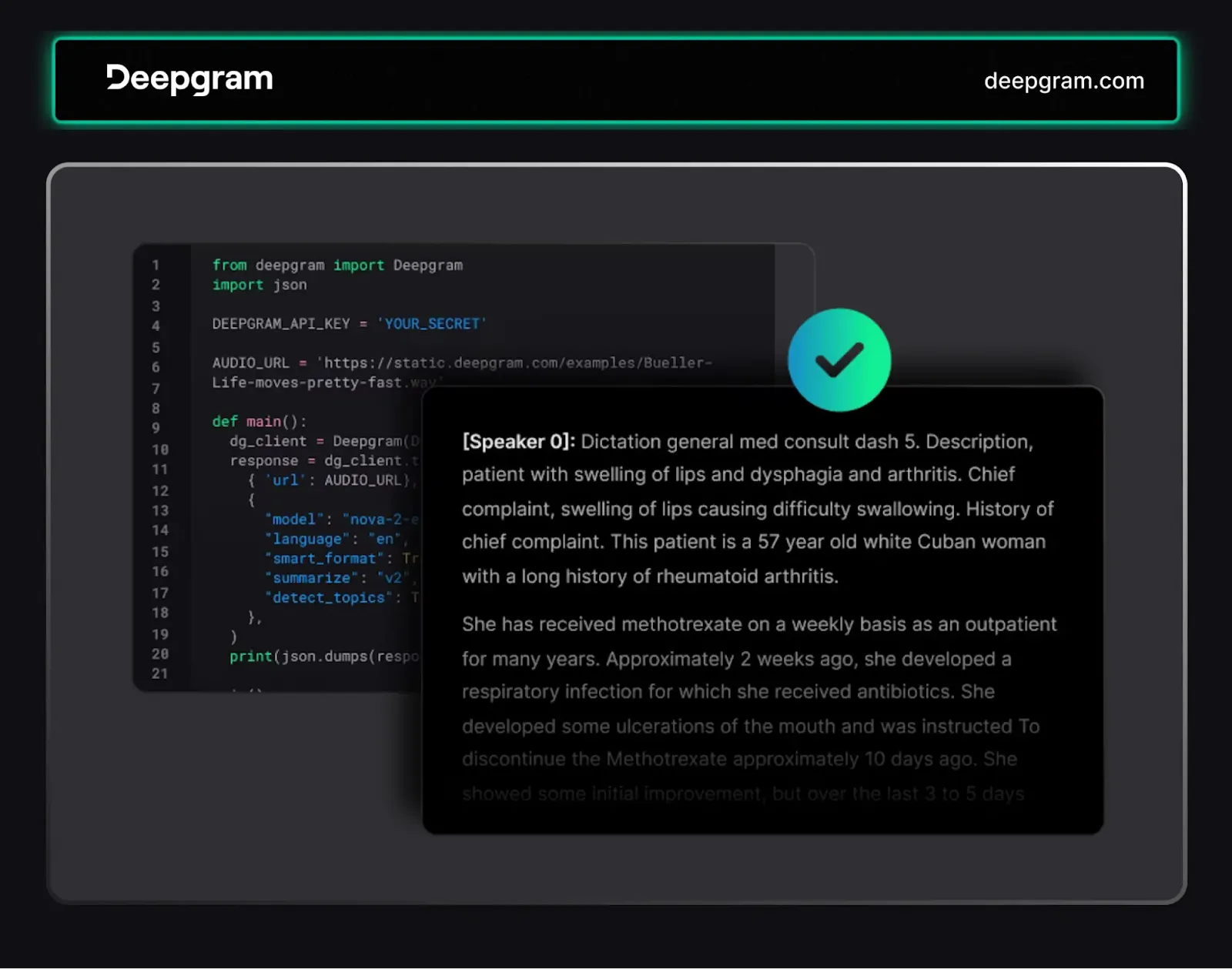 Deepgram Dashboard: Assembly AI Alternative