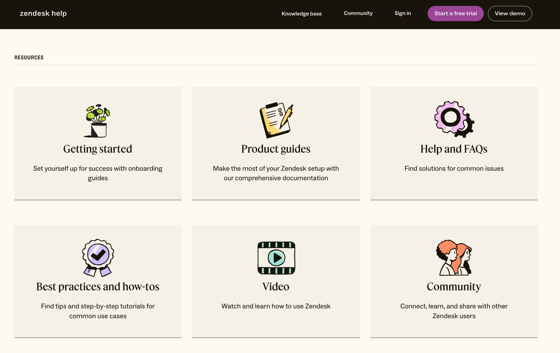 Zendesk 헬프 센터