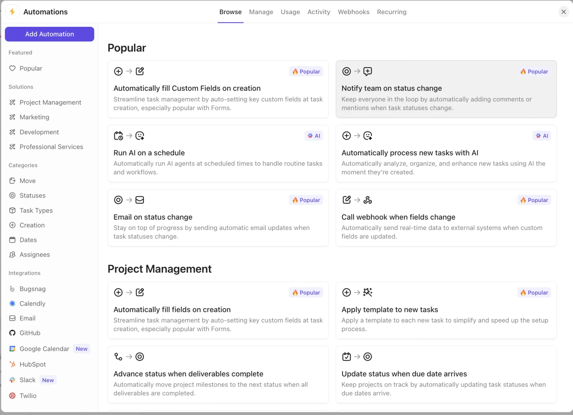 Configurez les automatisations ClickUp pour gérer sans effort les tâches répétitives : comment choisir un logiciel de gestion de la construction