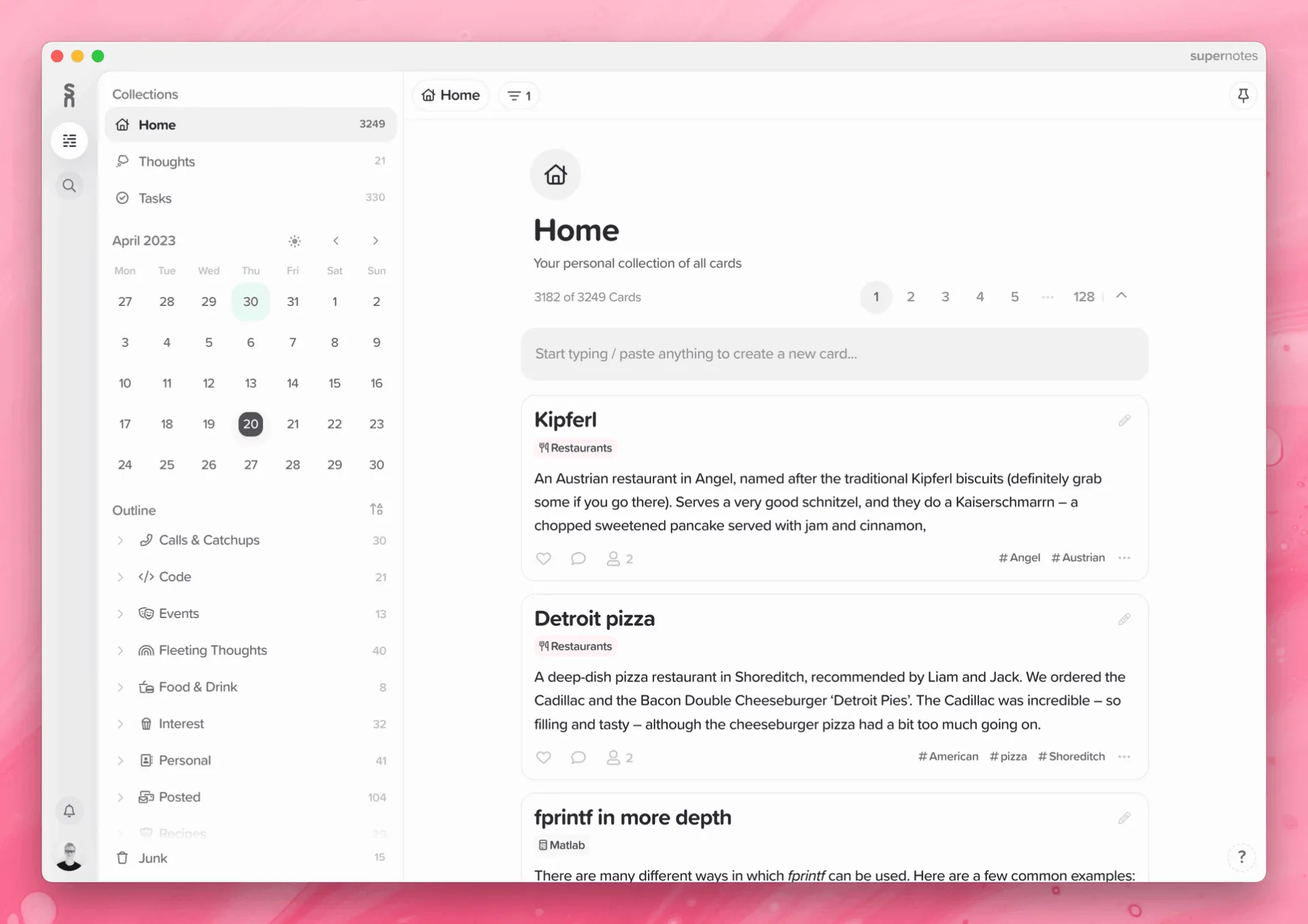 Supernotes: alternative ad Amplenote