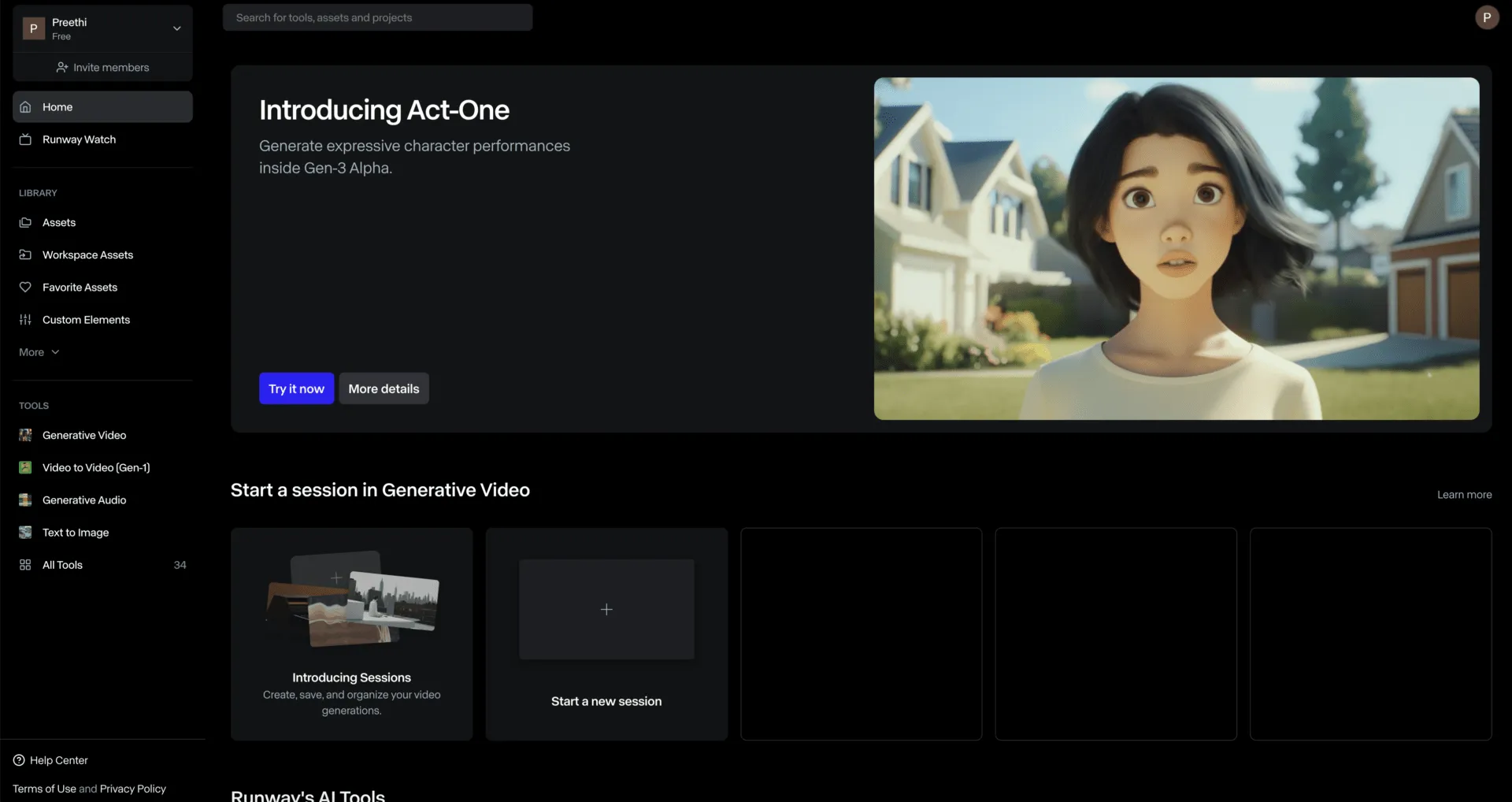 Los mejores generadores de vídeo con IA: Runway para vídeos cinematográficos con IA.