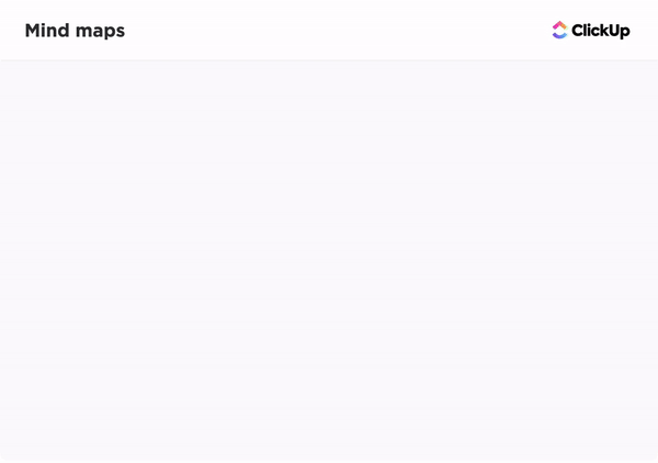 Le mappe mentali di ClickUp
