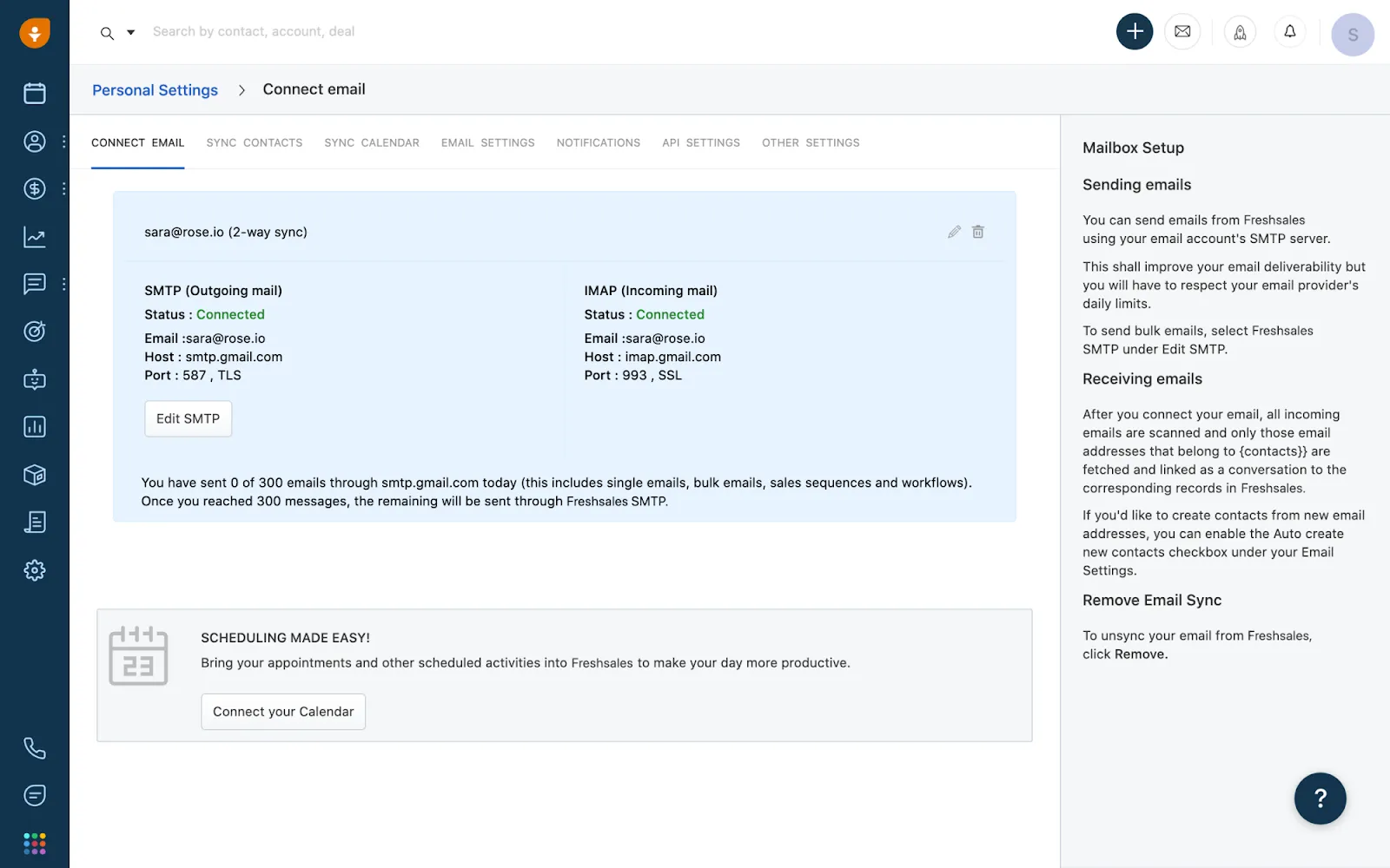 Freshworks CRM: CRM para Gmail