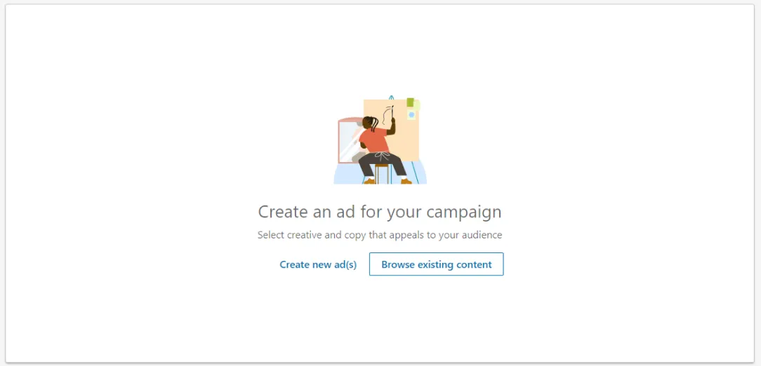Création publicitaire pour LinkedIn