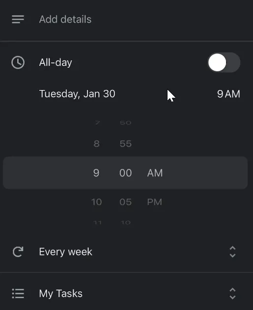 So fügen Sie Aufgaben zu Google Kalender hinzu: Aufgaben erstellen