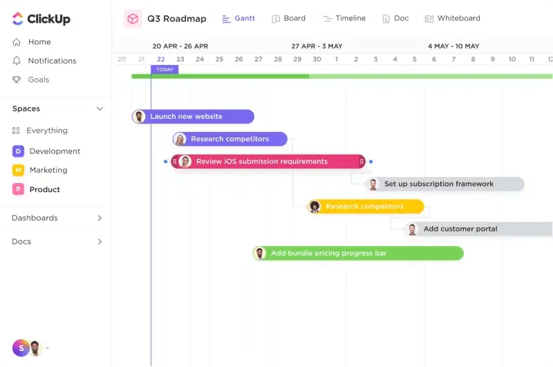 Oprogramowanie do zarządzania projektami zespołu ClickUp
