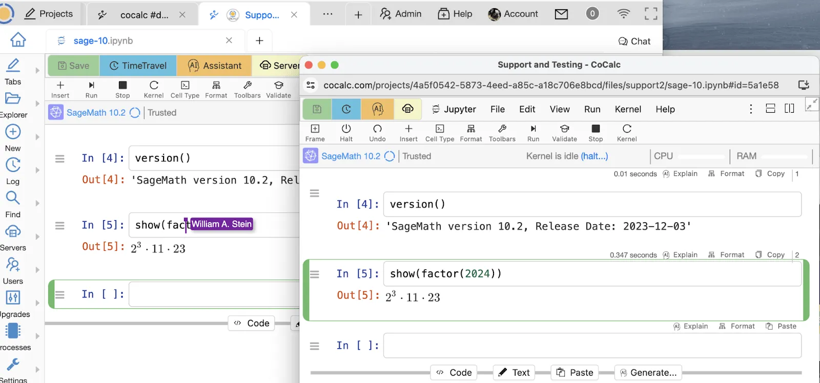 CoCalc ist eine der besten Jupyter-Alternativen für den Unterricht.