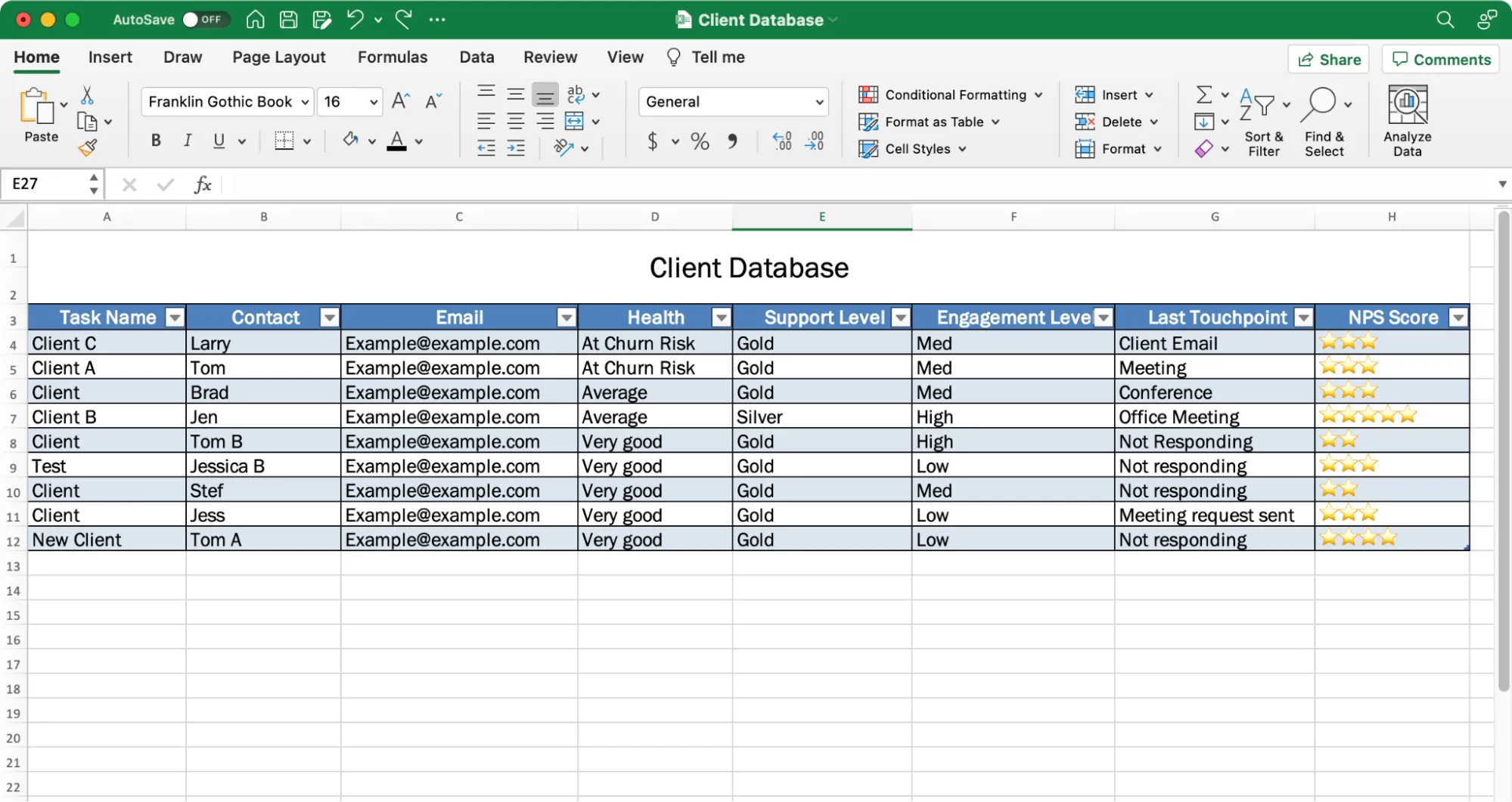 Định dạng loại dữ liệu trong cơ sở dữ liệu Excel để tạo menu thả xuống