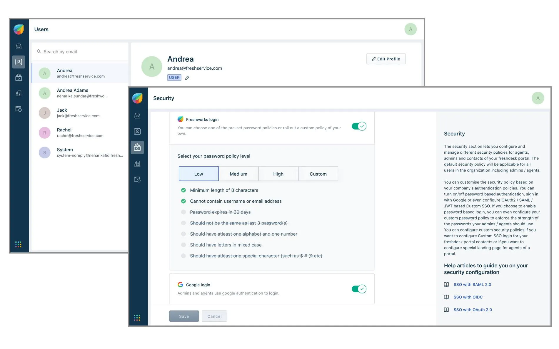 Freshworks-Dashboard