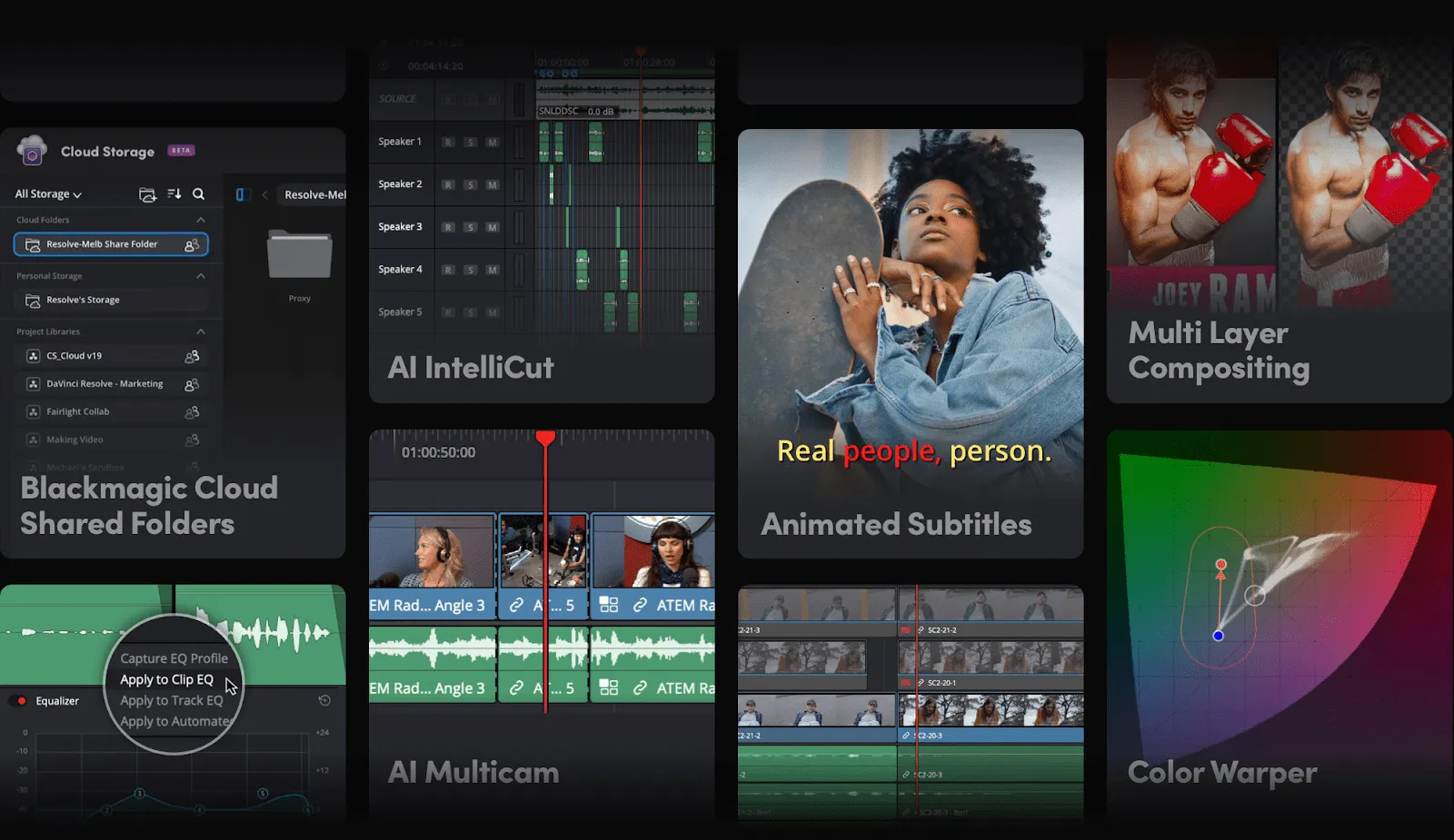 DaVinci Resolve: بدائل Descript