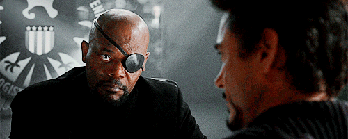 Tony Stark et Nick Fury