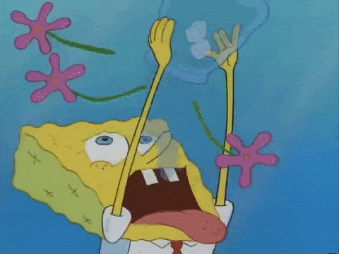 Spongebob trinkt Wasser