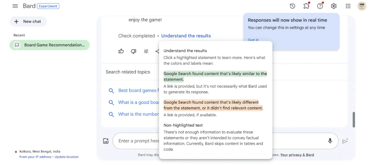 Botón «Buscar en Google» (G) de Gemini: Gemini vs ChatGPT para escribir