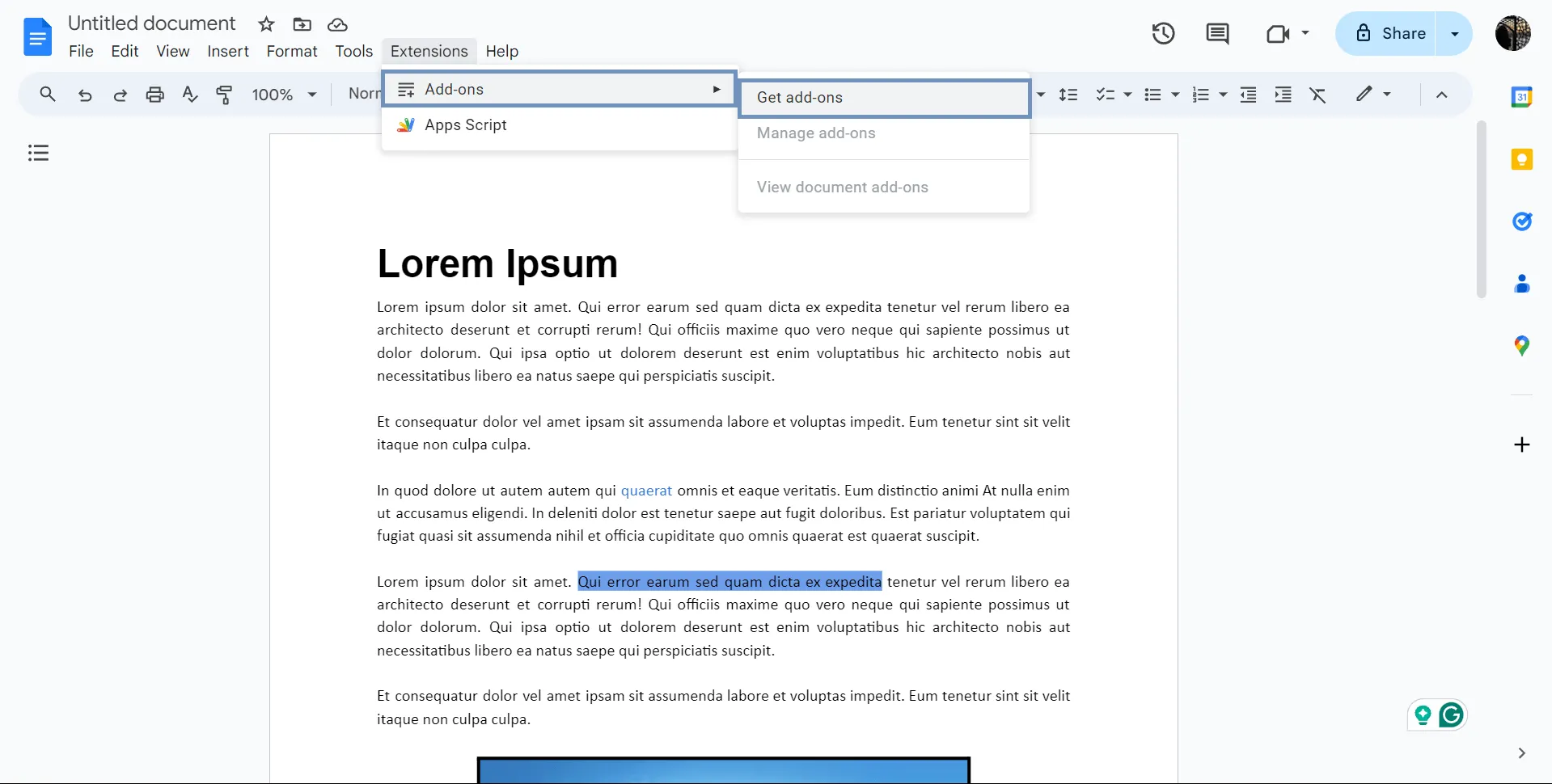Cách tùy chỉnh Tài liệu Google bằng tiện ích bổ sung