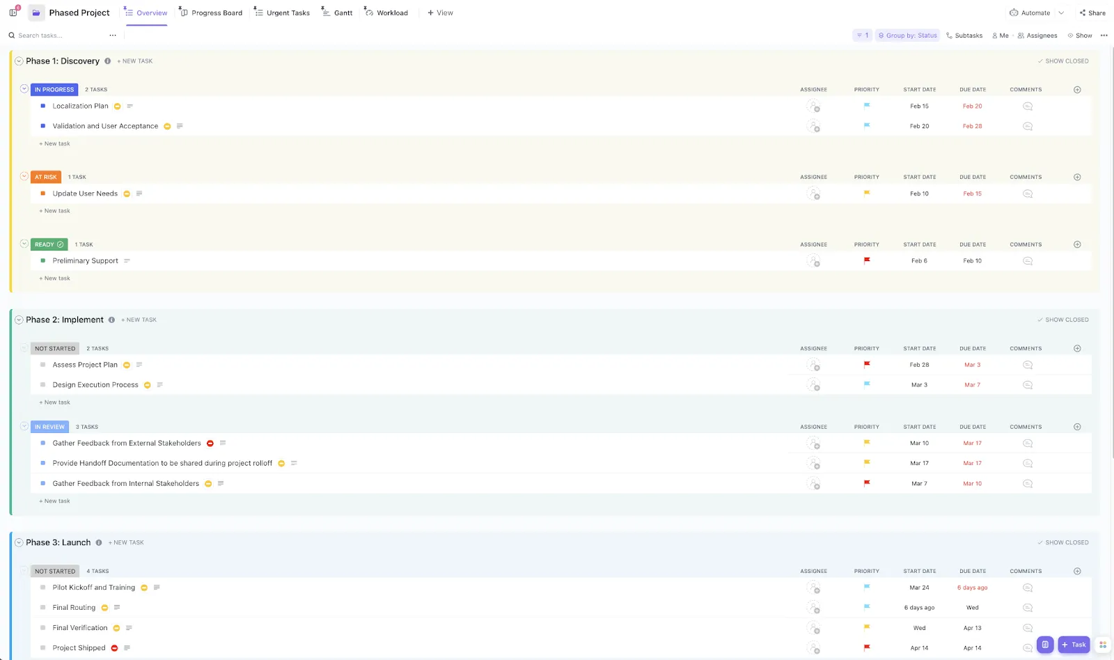 Fase de descoberta do projeto: estime e acompanhe o tempo com o ClickUp