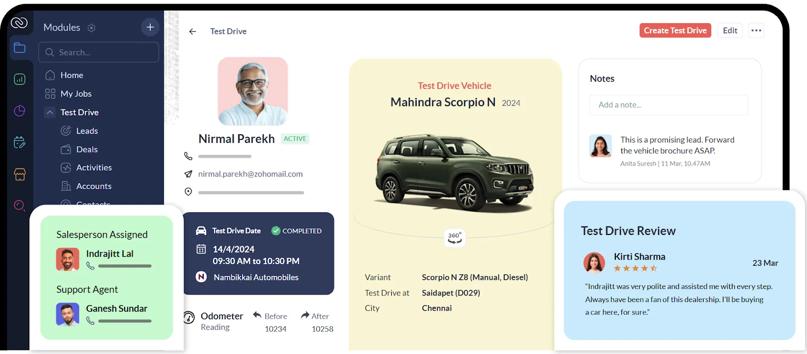 Zoho CRM : CRM pour comptables