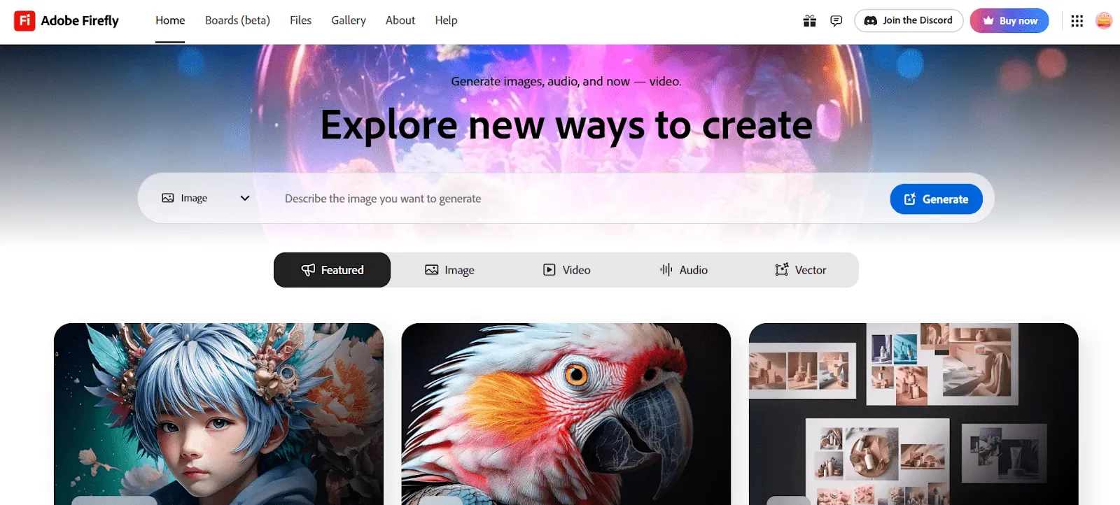 Adobe Firefly (Adobe 생태계 내 크리에이티브 팀에 최적)_디자이너를 위한 AI 에이전트