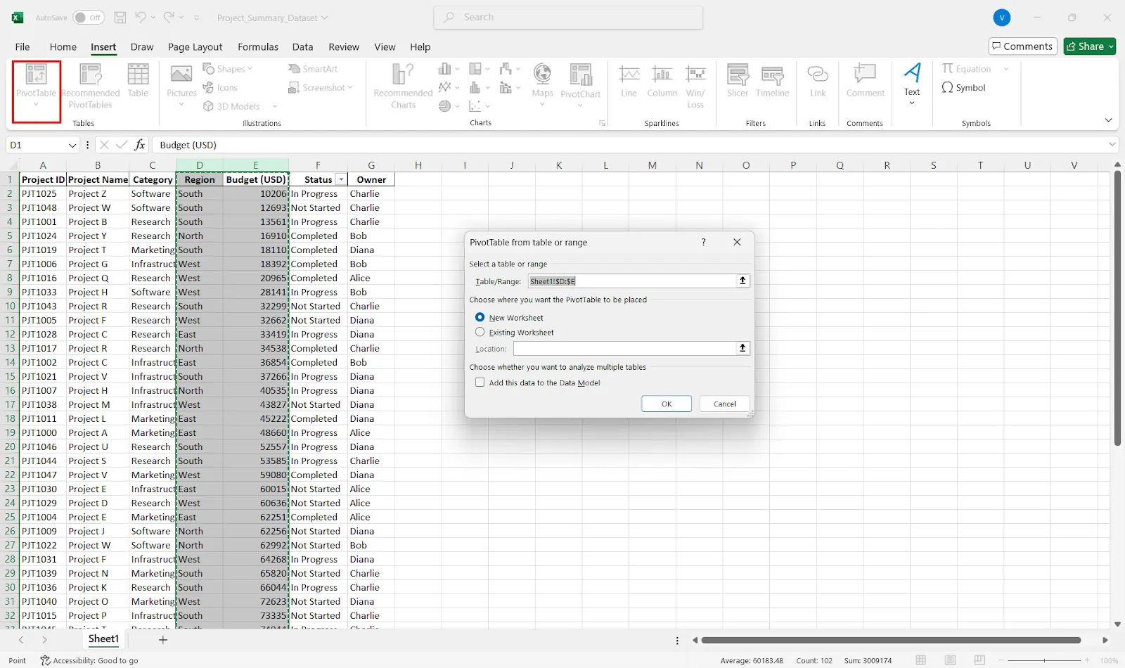 اكتشف كيفية إنشاء تقرير موجز في Excel مع العديد من الحقول
