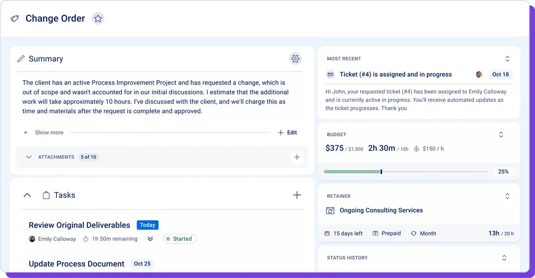 Accelo : CRM pour comptables