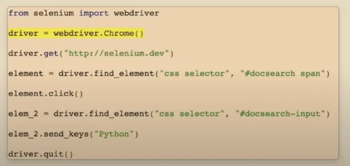 Automatización de navegadores con Selenium