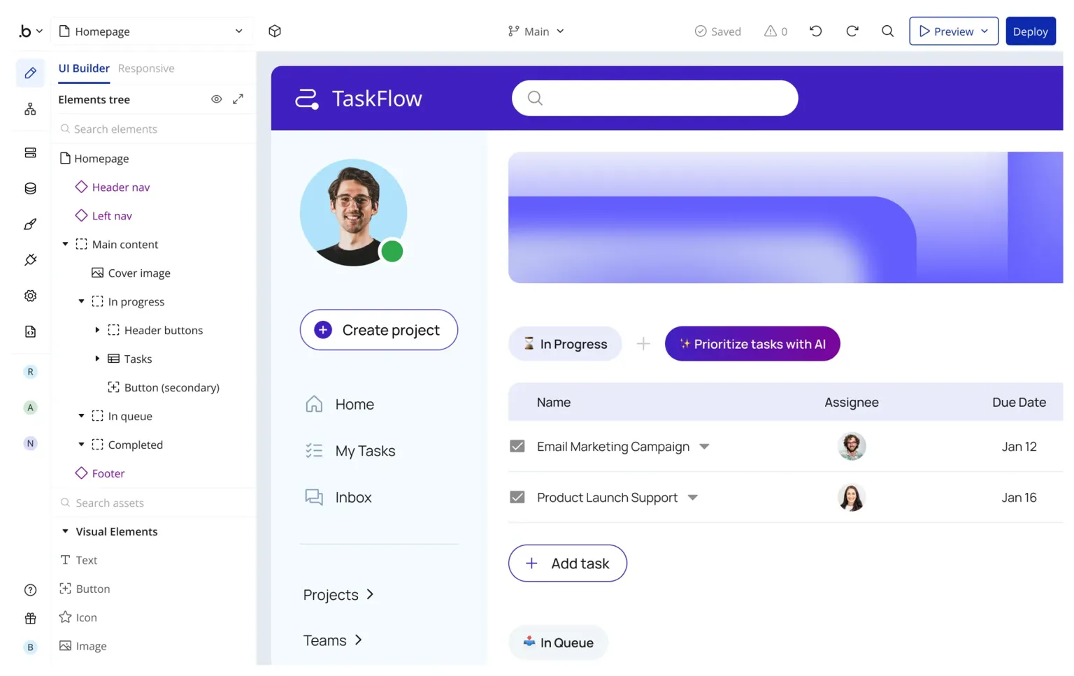 Bubble – Base44 alternatíva